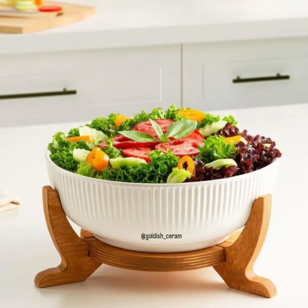 کاسه گرد شیار دار